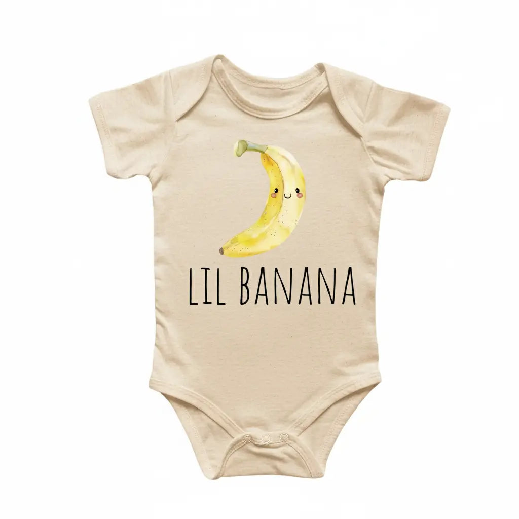 Little Banana  - Baby Boy Girl Clothes Infant Bodysuit Funny Cute Newborn  Funny Cute Onesie® | North Fork Forager LLC