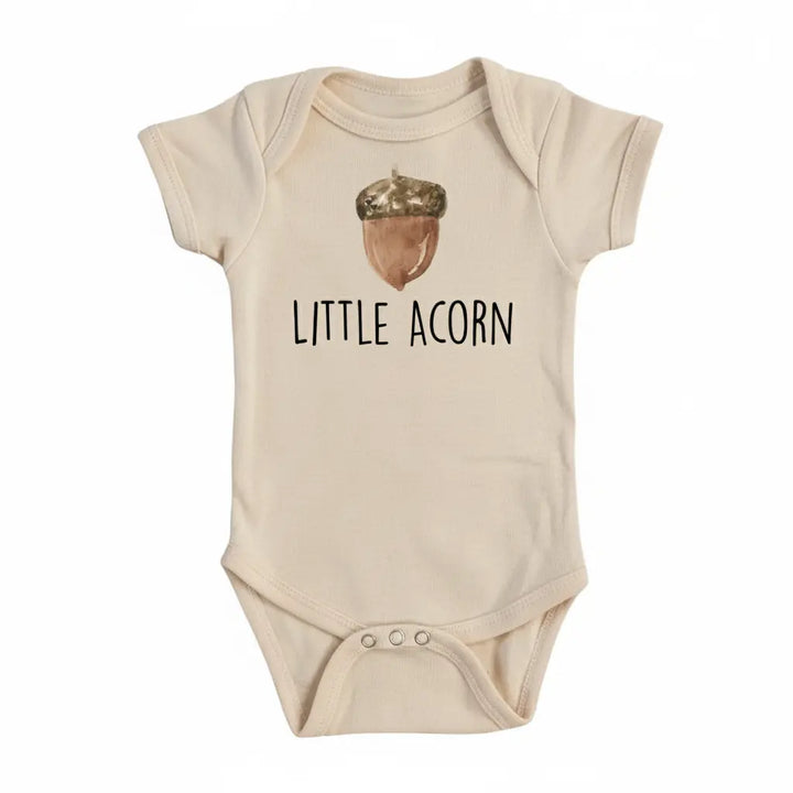 Little Acorn Oak - Baby Boy Girl Clothes Infant Onesie® Funny Cute Newborn GS1  Funny Cute Onesie® | North Fork Forager LLC