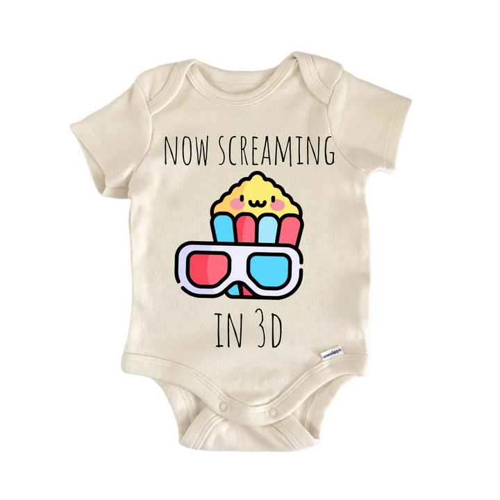3D Movie Theater Cinema - Baby Bodysuit  Funny Cute Onesie® | North Fork Forager LLC
