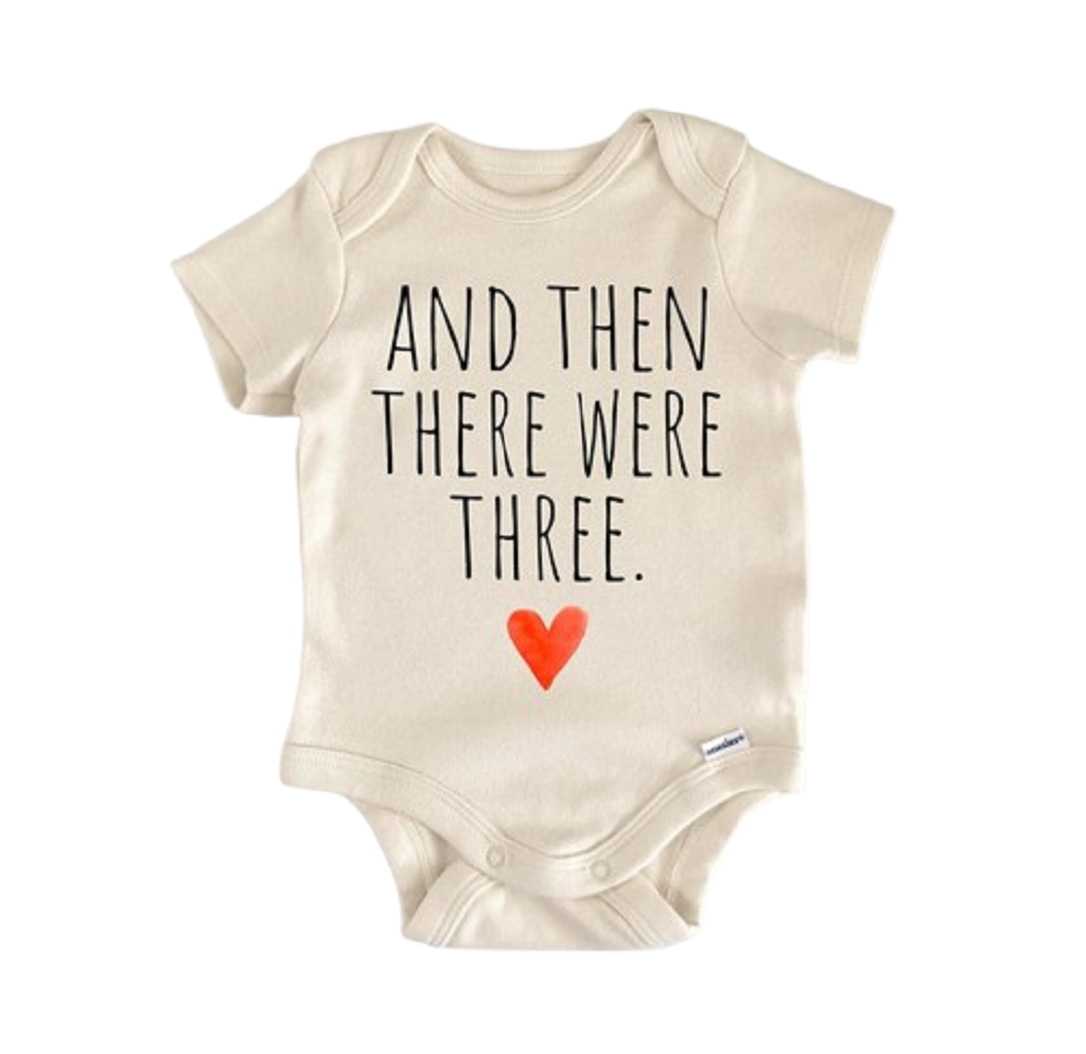 3rd Baby Pregnancy Announcement - Baby Boy Girl Clothes Infant Bodysuit Funny Cute  Funny Cute Onesie® | North Fork Forager LLC
