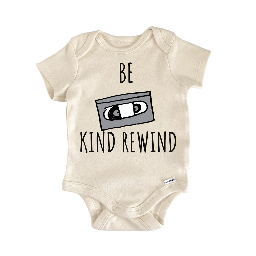 Rewind VHS 80s 90s Movie Store Baby Gift Baby Onesie®