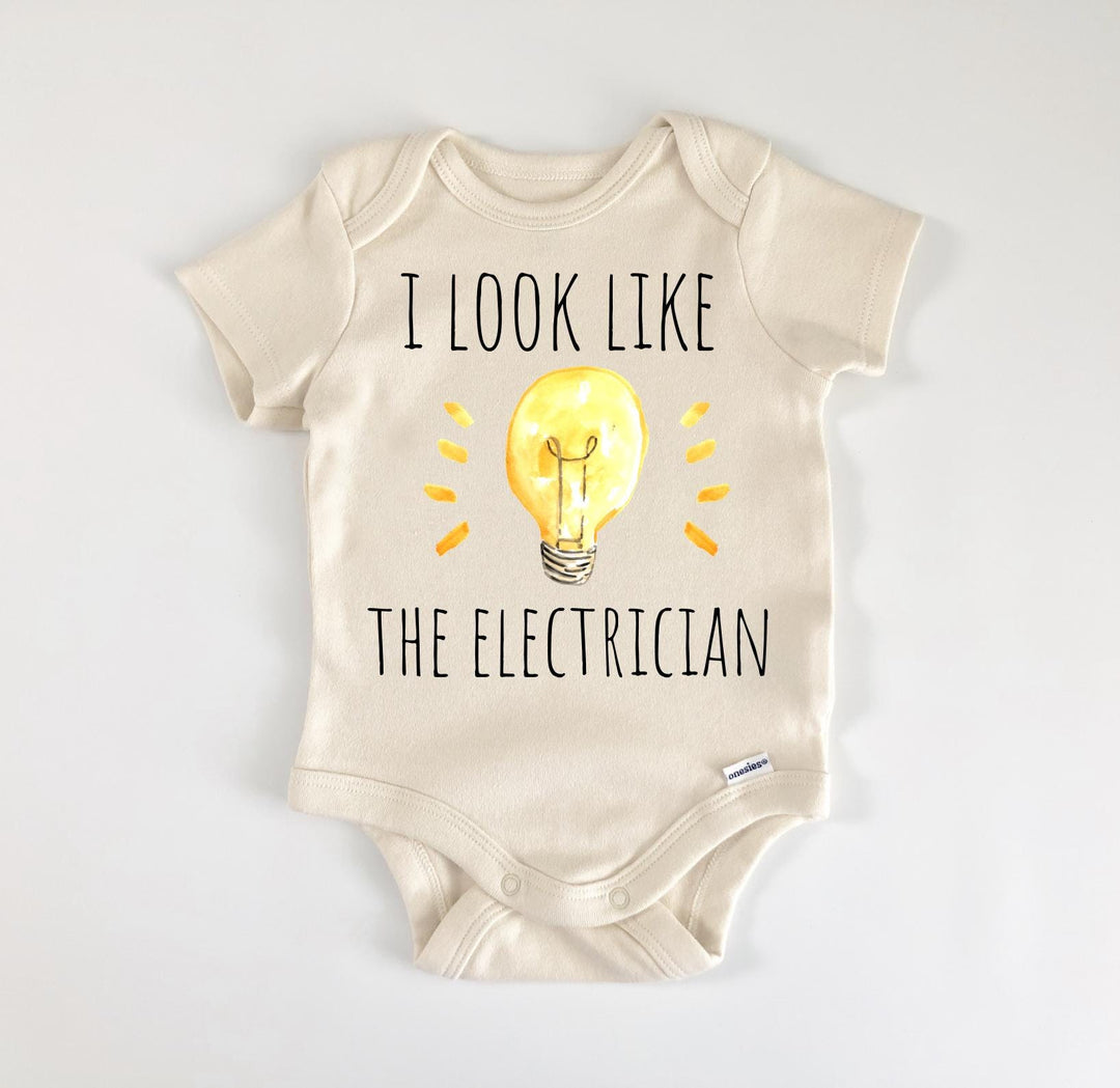 Electrician Lineman - Baby Boy Girl Clothes Infant Bodysuit Funny Cute Newborn  Funny Cute Onesie® | North Fork Forager LLC