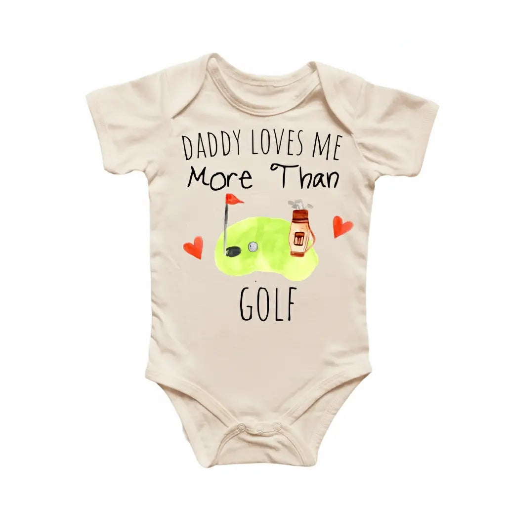 Golf Love - Baby Boy Girl Clothes Infant Bodysuit Funny Cute Newborn 2  Funny Cute Onesie® | North Fork Forager LLC