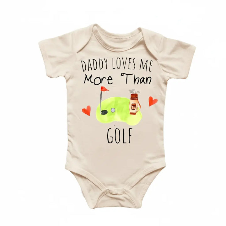 Golf Love - Baby Boy Girl Clothes Infant Bodysuit Funny Cute Newborn 2  Funny Cute Onesie® | North Fork Forager LLC