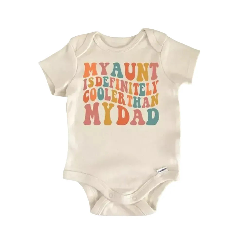 My Aunt - Baby Boy Girl Clothes Infant Bodysuit Funny Cute Newborn  Funny Cute Onesie® | North Fork Forager LLC
