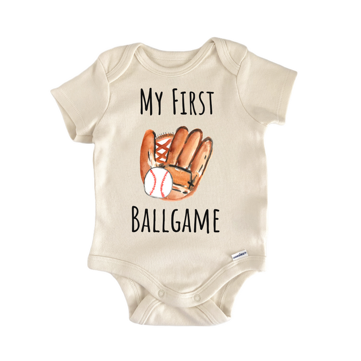 My First Baseball Game Infant Gift Baby Onesie®