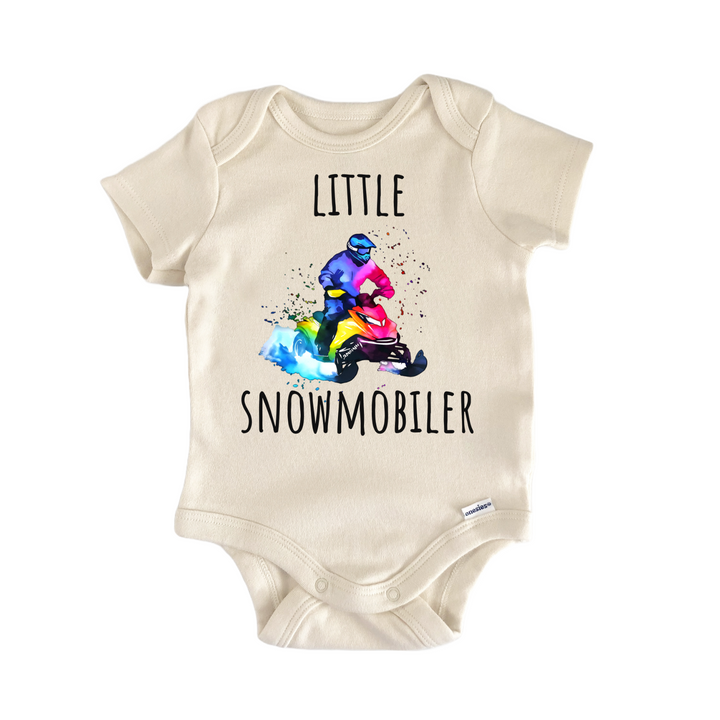 Snowmobile Winter Snow Baby Gift Baby Onesie®