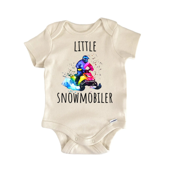 Snowmobile Winter Snow Baby Gift Baby Bodysuit