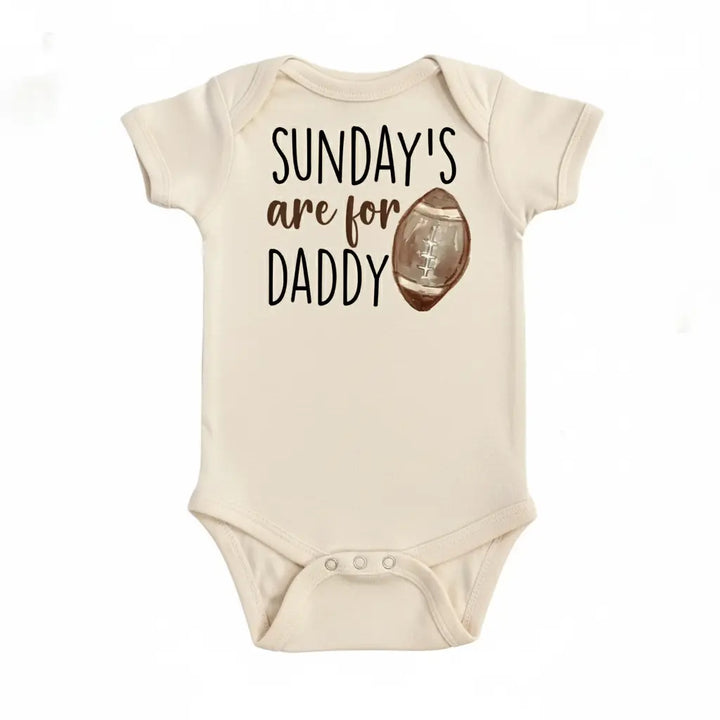 Football Sunday - Baby Boy Girl Clothes Infant Bodysuit Funny Cute Newborn  Funny Cute Onesie® | North Fork Forager LLC