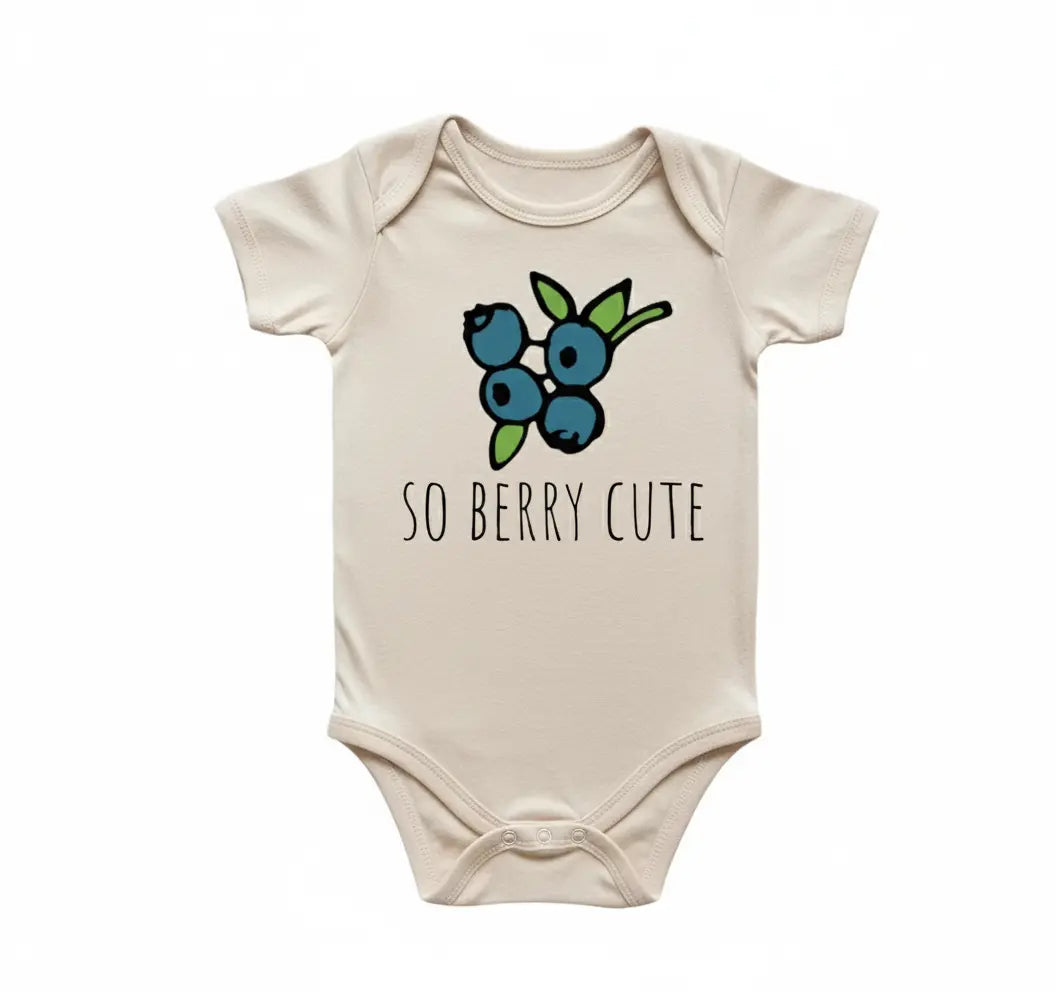Blueberry Bunch - Baby Boy Girl Clothes Infant Bodysuit Funny Cute Newborn  Funny Cute Onesie® | North Fork Forager LLC