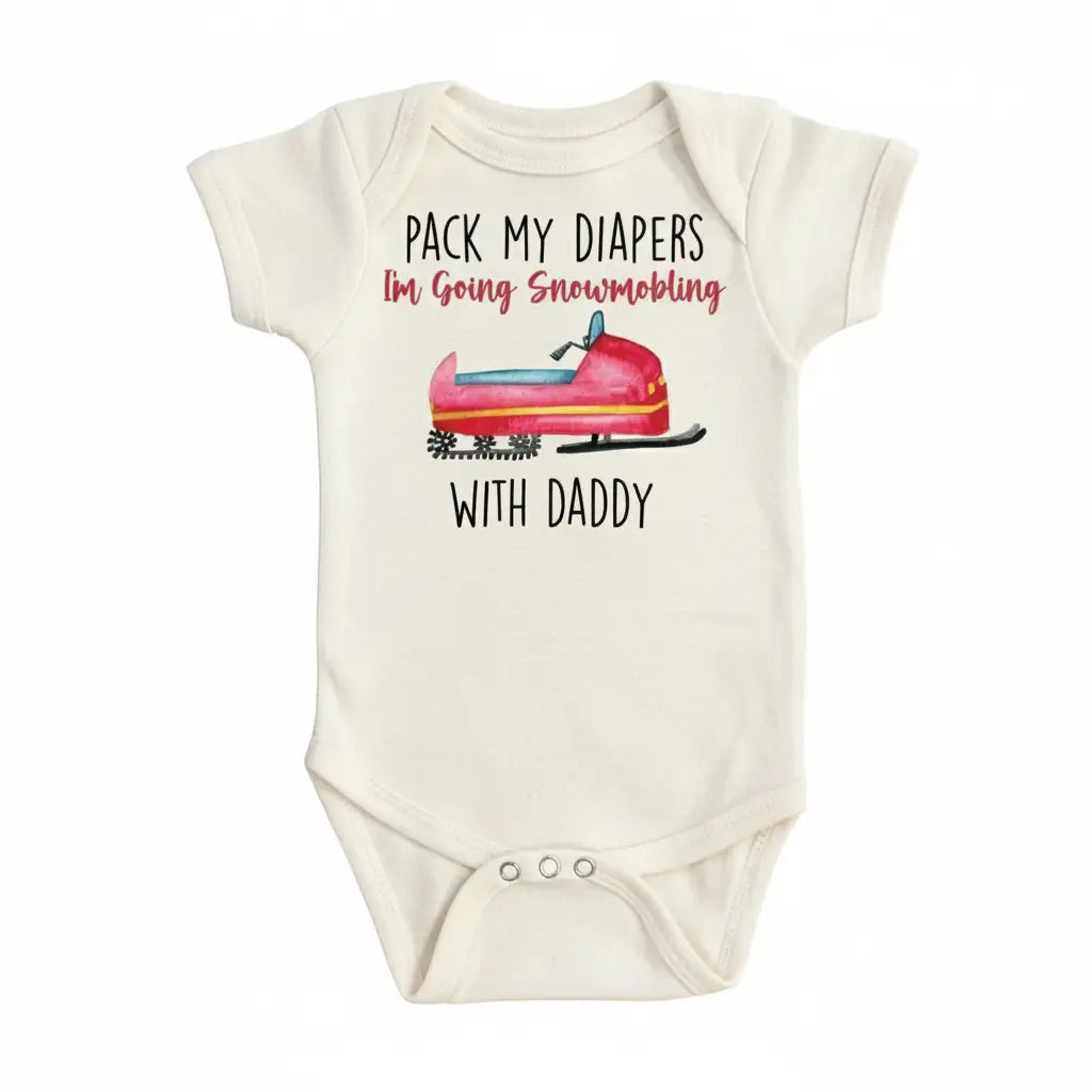 Snowmobile - Baby Boy Girl Clothes Infant Onesie® Funny Cute Newborn 1D GS1  Funny Cute Onesie® | North Fork Forager LLC