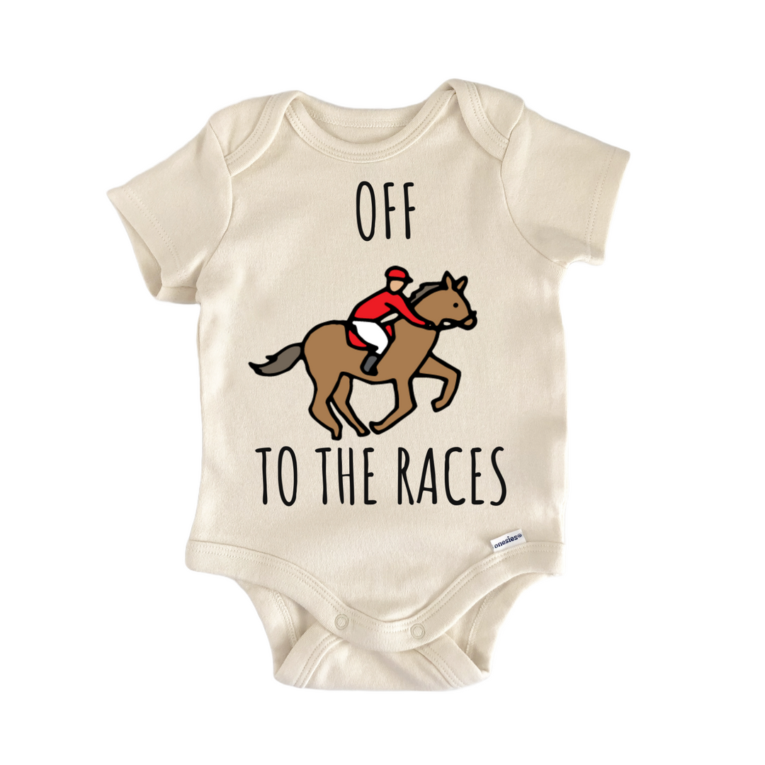Horse Racing Equestrian Race Baby Gift Baby Onesie®