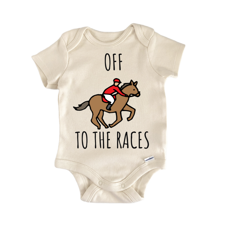 Horse Racing Equestrian Race Baby Gift Baby Onesie®