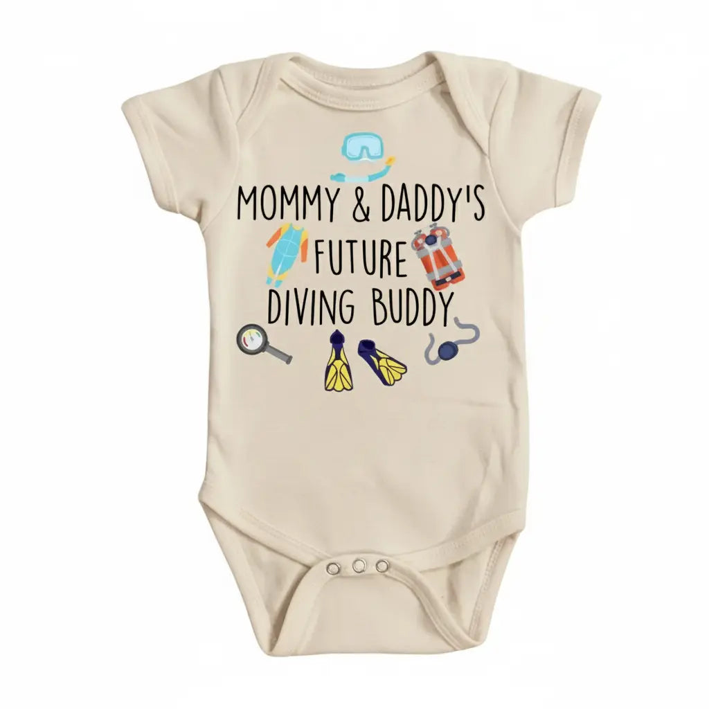 Diving Icons - Baby Boy Girl Clothes Infant Onesie® Funny Cute Newborn GS1  Funny Cute Onesie® | North Fork Forager LLC