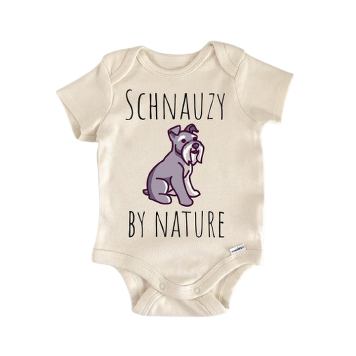 Miniature Schnauzer Dog - Baby Boy Girl Clothes Infant Bodysuit Funny Cute Newborn  Funny Cute Onesie® | North Fork Forager LLC