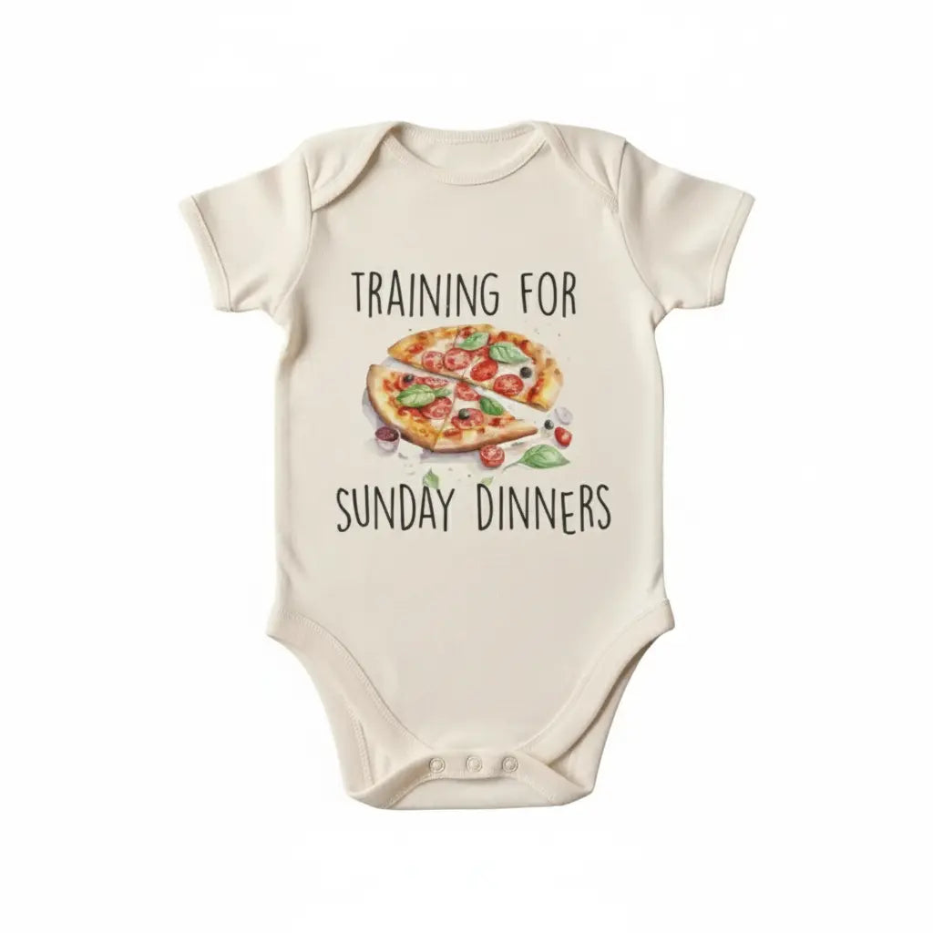 Italian Pasta - Baby Boy Girl Clothes Infant Bodysuit Funny Cute Newborn 5  Funny Cute Onesie® | North Fork Forager LLC