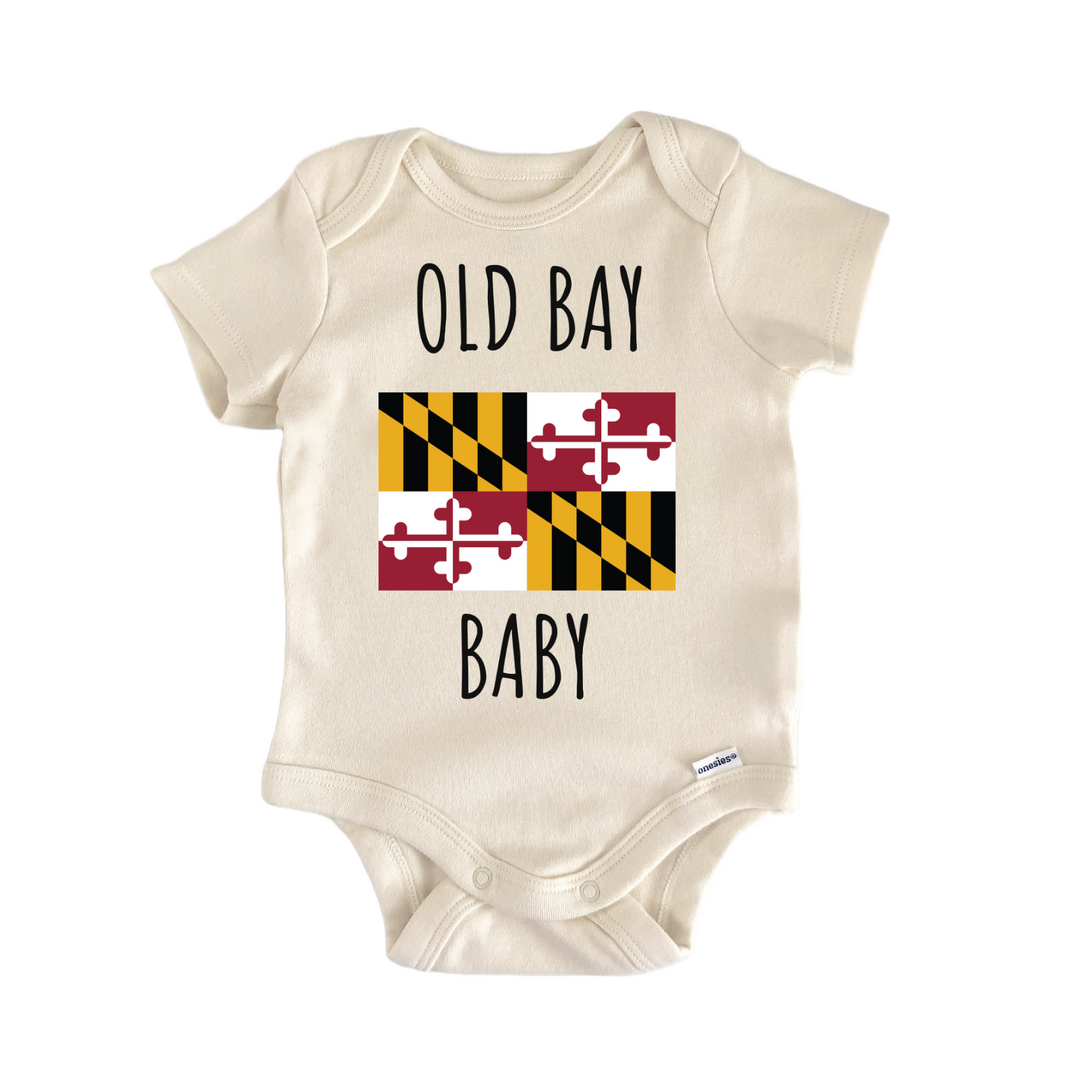 Maryland State Flag Baby Gift Baby Onesie®