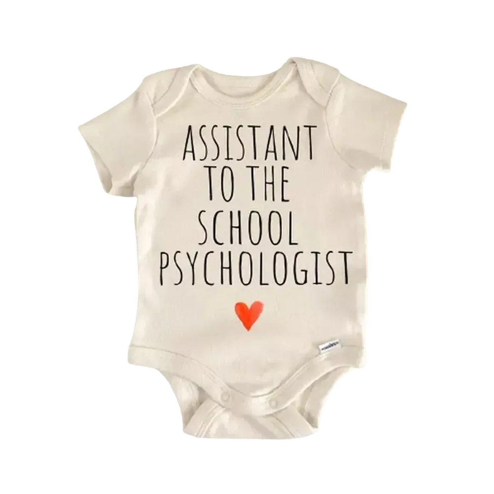 School Psychologist Bcba Psych - Baby Boy Girl Clothes Infant Bodysuit Funny Cute  Funny Cute Onesie® | North Fork Forager LLC