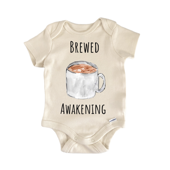 Coffee Brew Espresso Bean Baby Gift Baby Onesie®