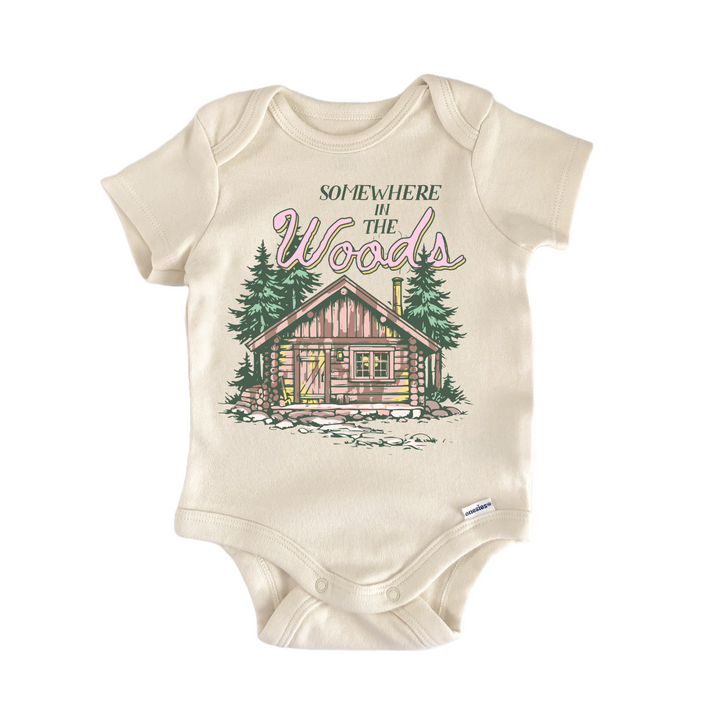 In The Woods Cabin Baby Gift Baby Onesie®