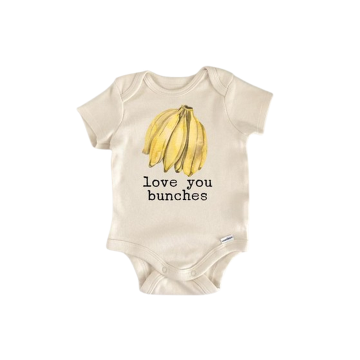Banana Bunch Monkey - Baby Boy Girl Clothes Infant Bodysuit Funny Cute Newborn  Funny Cute Onesie® | North Fork Forager LLC
