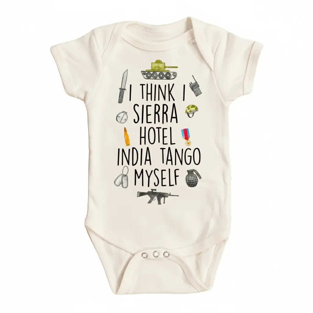 Military Poop - Baby Boy Girl Clothes Infant Onesie® Funny Cute Newborn GS1  Funny Cute Onesie® | North Fork Forager LLC