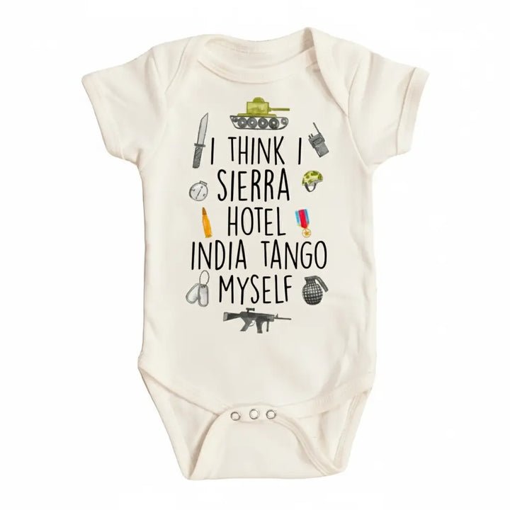 Military Poop - Baby Boy Girl Clothes Infant Onesie® Funny Cute Newborn GS1  Funny Cute Onesie® | North Fork Forager LLC