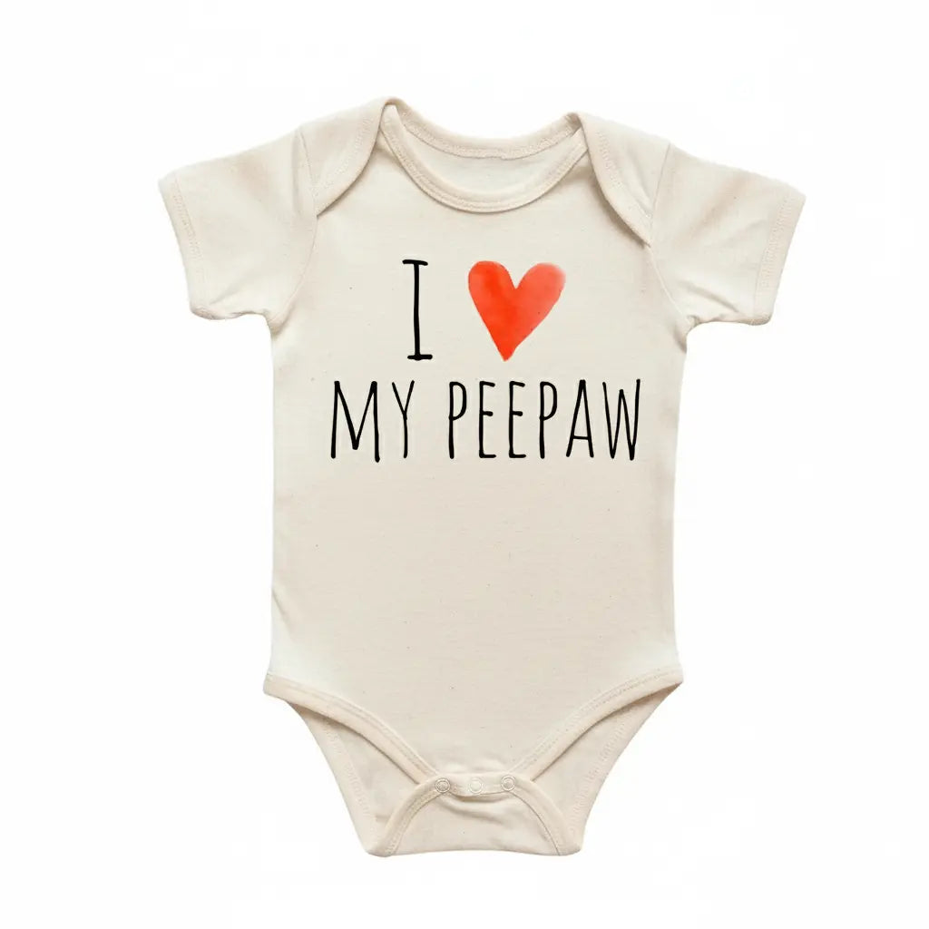 Peepaw Grandpa - Baby Boy Girl Clothes Infant Bodysuit Funny Cute Newborn  Funny Cute Onesie® | North Fork Forager LLC