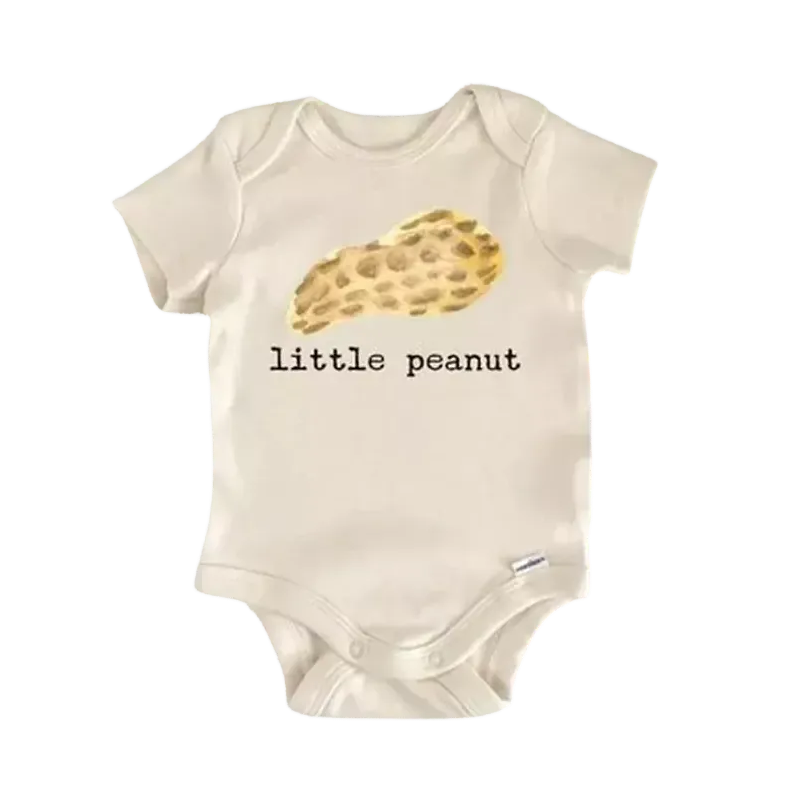 Peanut Elephant Nut  - Baby Boy Girl Clothes Infant Bodysuit Funny Cute Newborn  Funny Cute Onesie® | North Fork Forager LLC