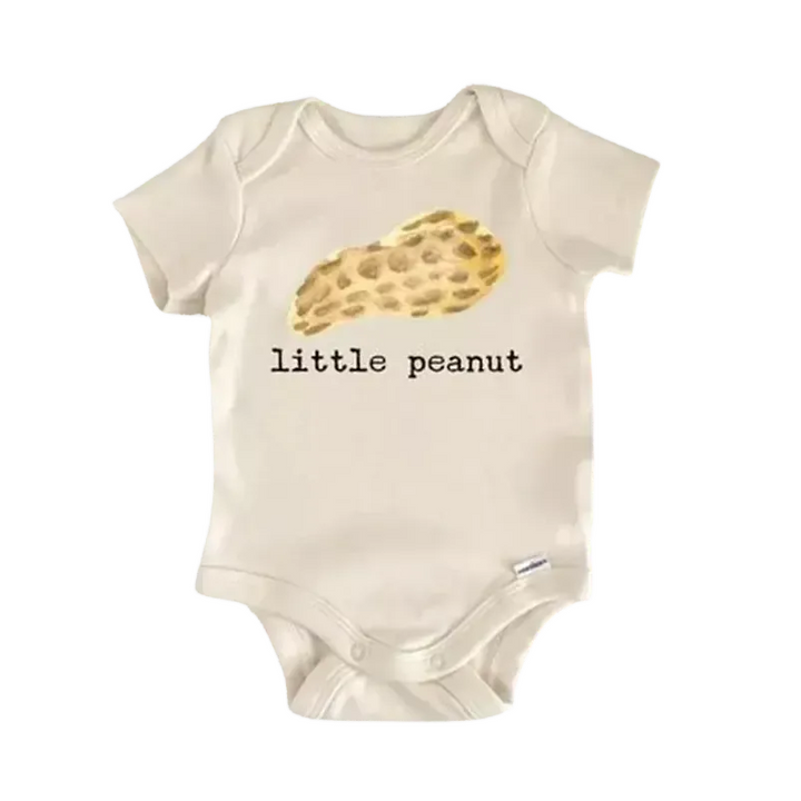 Peanut Elephant Nut  - Baby Boy Girl Clothes Infant Bodysuit Funny Cute Newborn  Funny Cute Onesie® | North Fork Forager LLC