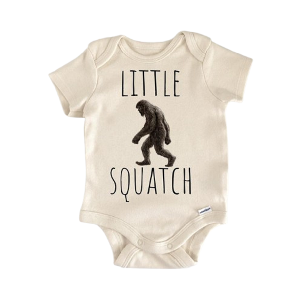 Sasquatch Big Foot - Baby Boy Girl Clothes Infant Bodysuit Funny Cute Newborn  Funny Cute Onesie® | North Fork Forager LLC