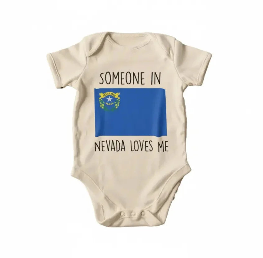 Nevada - Baby Boy Girl Clothes Infant Bodysuit Funny Cute Newborn  Funny Cute Onesie® | North Fork Forager LLC