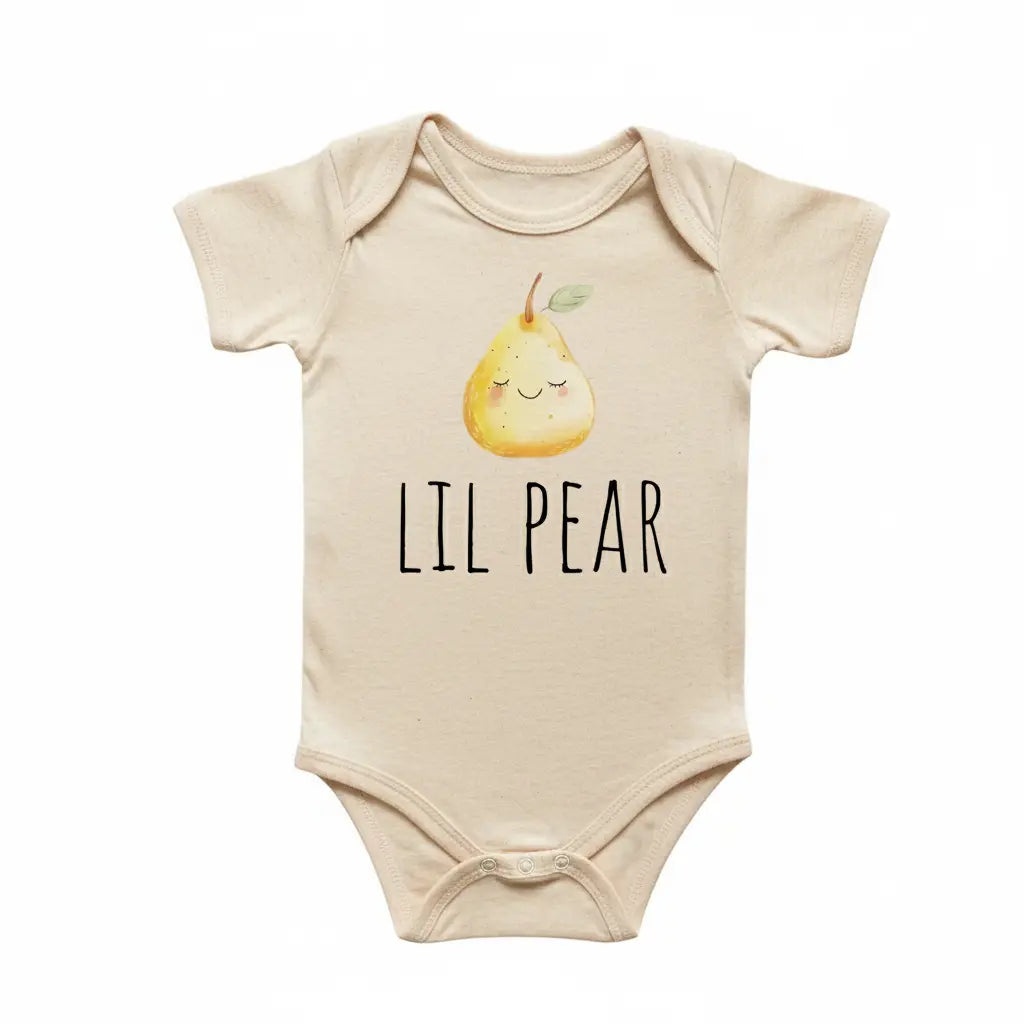 Little Pear - Baby Boy Girl Clothes Infant Bodysuit Funny Cute Newborn  Funny Cute Onesie® | North Fork Forager LLC