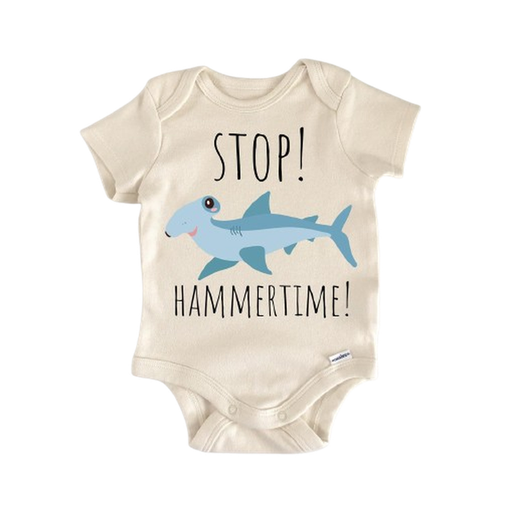 Hammerhead Shark Hammer Time - Baby Boy Girl Clothes Infant Bodysuit Funny Cute Newborn