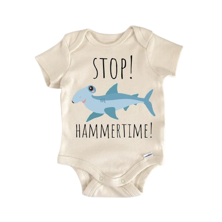 Hammerhead Shark Hammer Time - Baby Boy Girl Clothes Infant Bodysuit Funny Cute Newborn