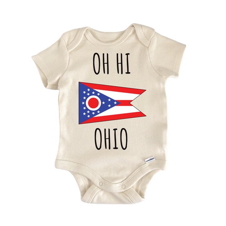 Ohio State Flag Baby Gift Baby Onesie®