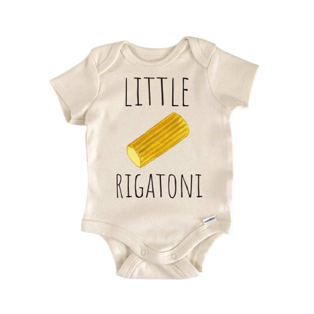 Italian Pasta Rigatoni - Baby Boy Girl Clothes Infant Bodysuit Funny Cute Newborn  Funny Cute Onesie® | North Fork Forager LLC