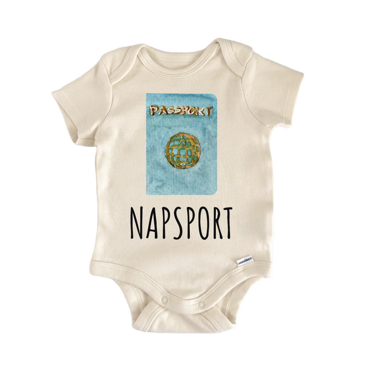Passport Adventure Travel Airplane Baby Gift Baby Onesie®