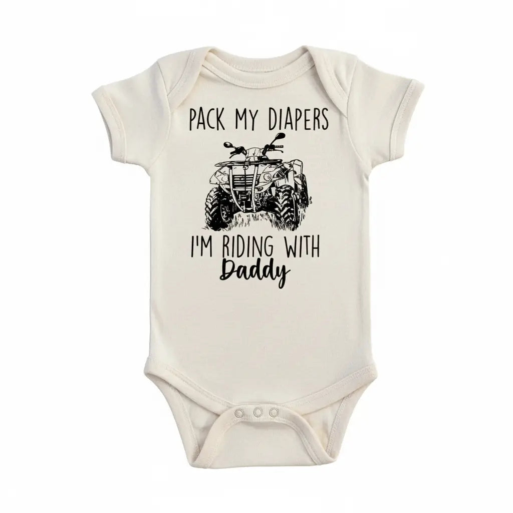 Atv Diapers - Baby Boy Girl Clothes Infant Bodysuit Funny Cute Newborn  Funny Cute Onesie® | North Fork Forager LLC