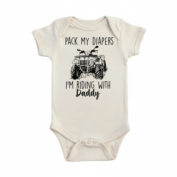 Atv Diapers - Baby Boy Girl Clothes Infant Bodysuit Funny Cute Newborn  Funny Cute Onesie® | North Fork Forager LLC