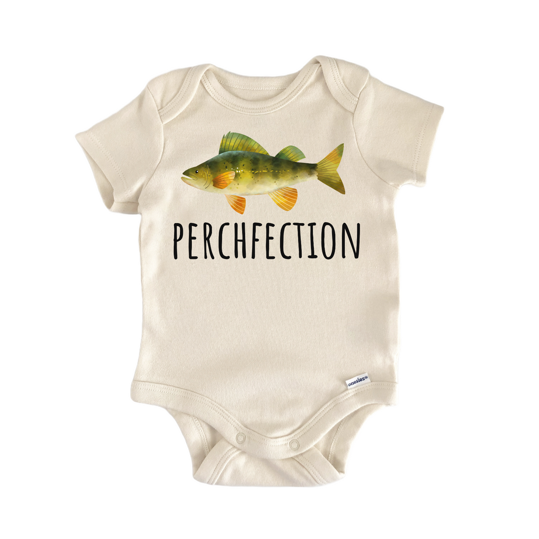 Yellow Perch Pumpkinseed Fish Freshwater Fishing Baby Gift Baby Onesie®