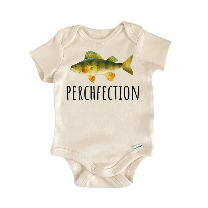 Yellow Perch Pumpkinseed Fish Freshwater Fishing Baby Gift Baby Bodysuit