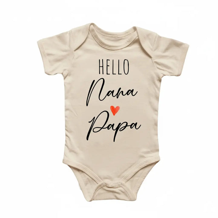 Nana Papa Grandparent - Baby Boy Girl Clothes Infant Bodysuit Funny Cute Newborn  Funny Cute Onesie® | North Fork Forager LLC