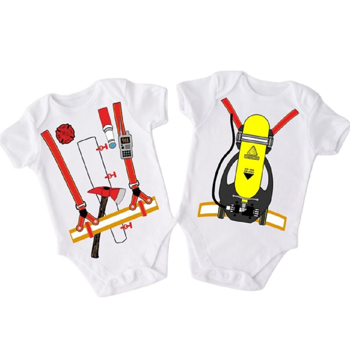 Firefighter Fireman Fire Department - Baby Boy Girl Clothes Infant Onesie® Funny GS1