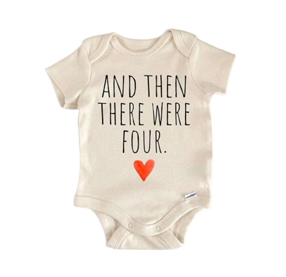 4th Baby Pregnancy Announcement - Baby Boy Girl Clothes Infant Bodysuit Funny Cute  Funny Cute Onesie® | North Fork Forager LLC