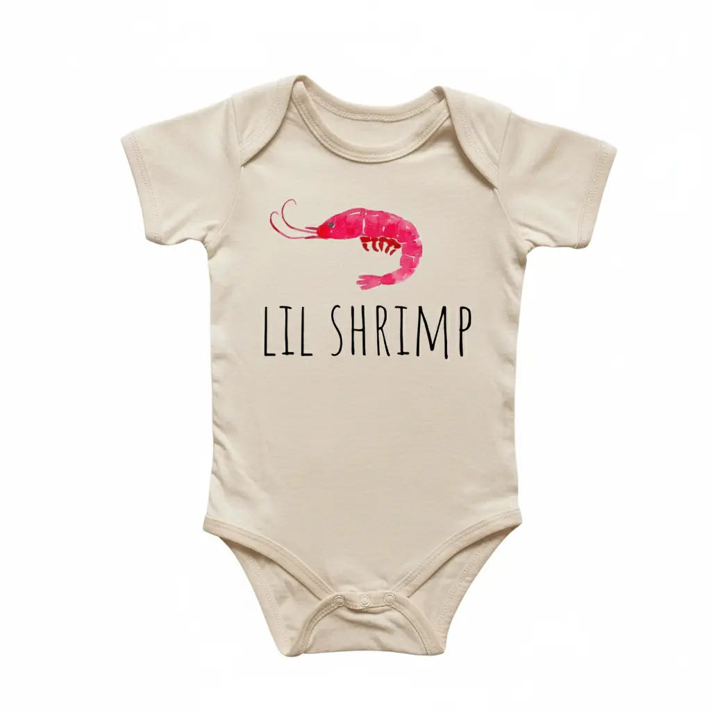 Little Shrimp Nautical - Baby Boy Girl Clothes Infant Bodysuit Funny Cute Newborn 17  Funny Cute Onesie® | North Fork Forager LLC