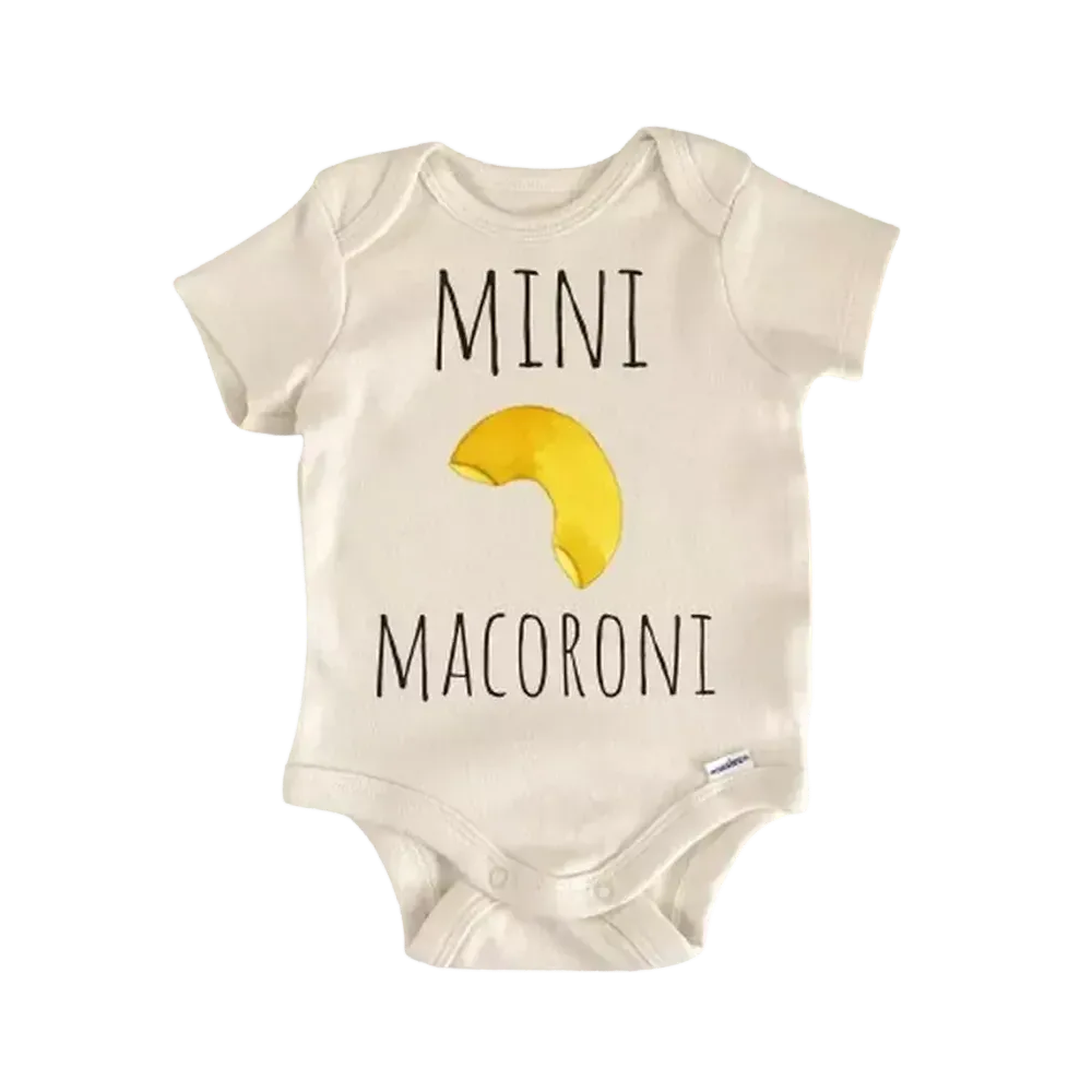 Italian Pasta Macaroni - Baby Boy Girl Clothes Infant Bodysuit Funny Cute Newborn  Funny Cute Onesie® | North Fork Forager LLC