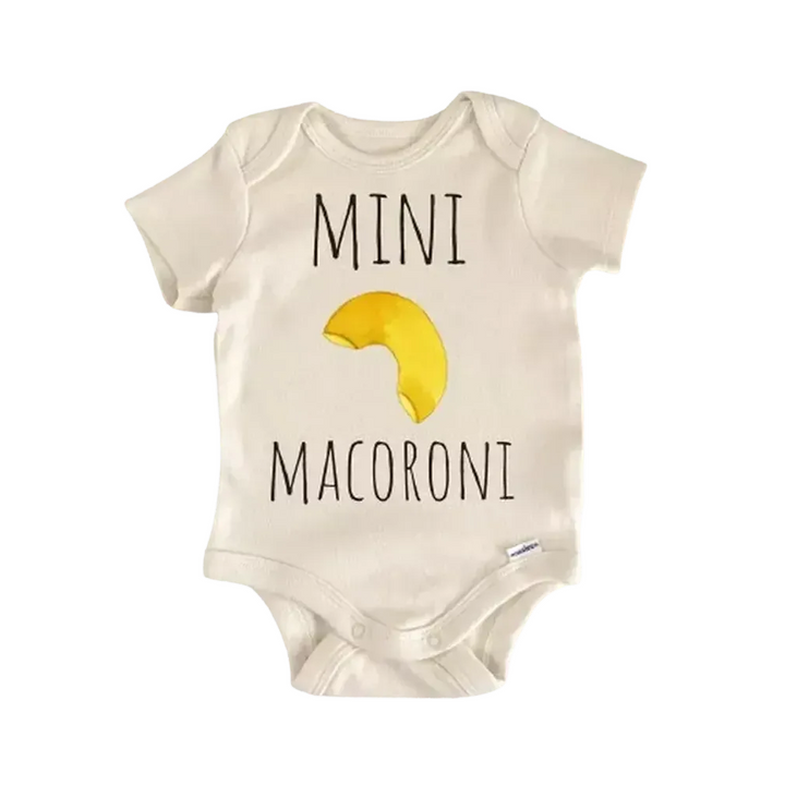 Italian Pasta Macaroni - Baby Boy Girl Clothes Infant Bodysuit Funny Cute Newborn  Funny Cute Onesie® | North Fork Forager LLC
