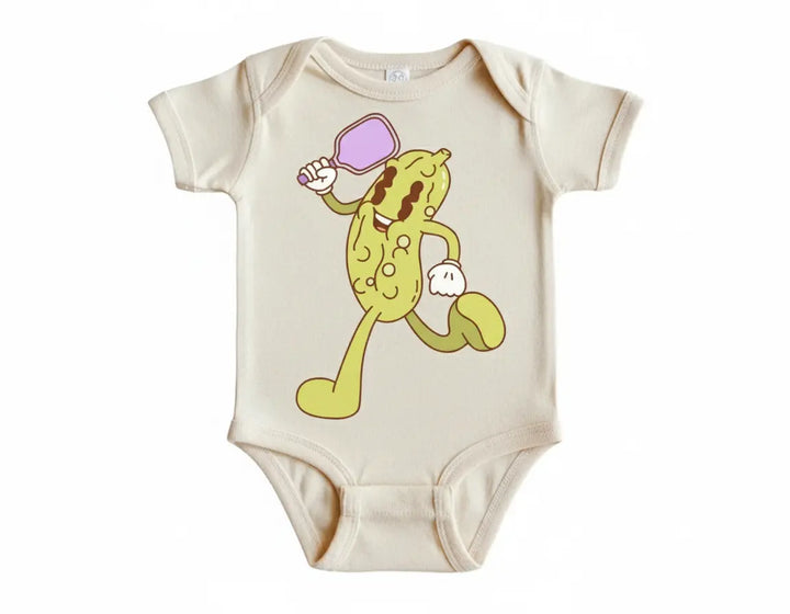 Pickleball Pickle Retro - Baby Boy Girl Clothes Infant Bodysuit Funny Cute Newborn  Funny Cute Onesie® | North Fork Forager LLC