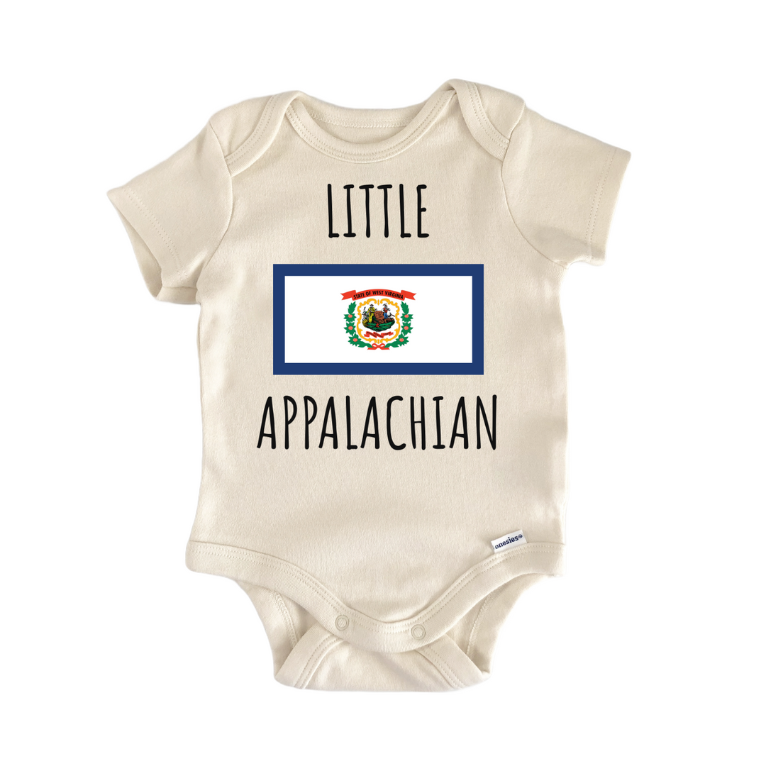 West Virginia Appalachian State Flag Baby Gift Baby Onesie®